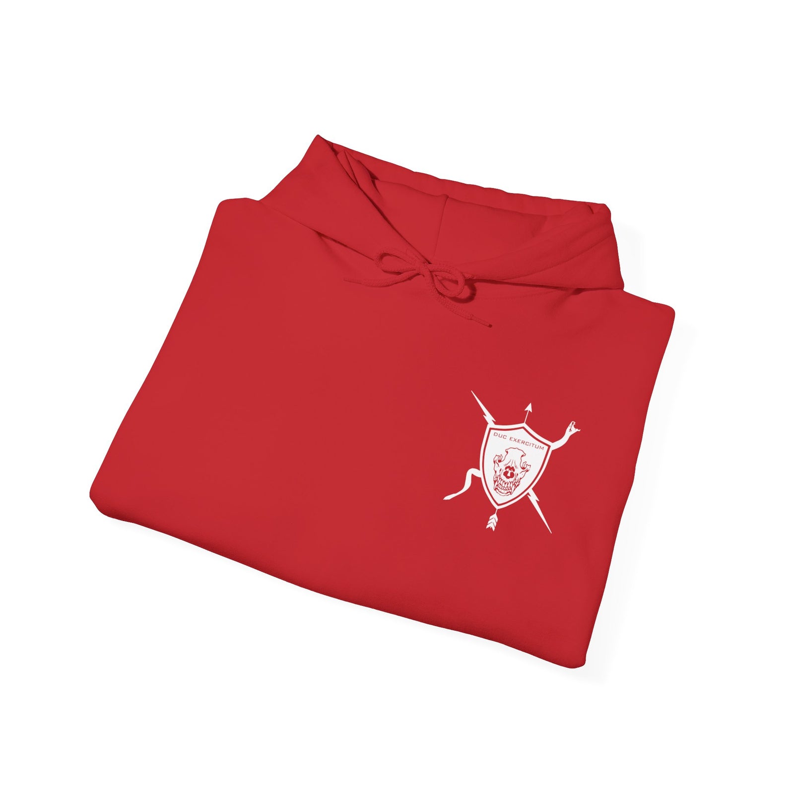 Fortune Favors the Brave Cowboy Heavy Blend™ Hooded Sweatshirt