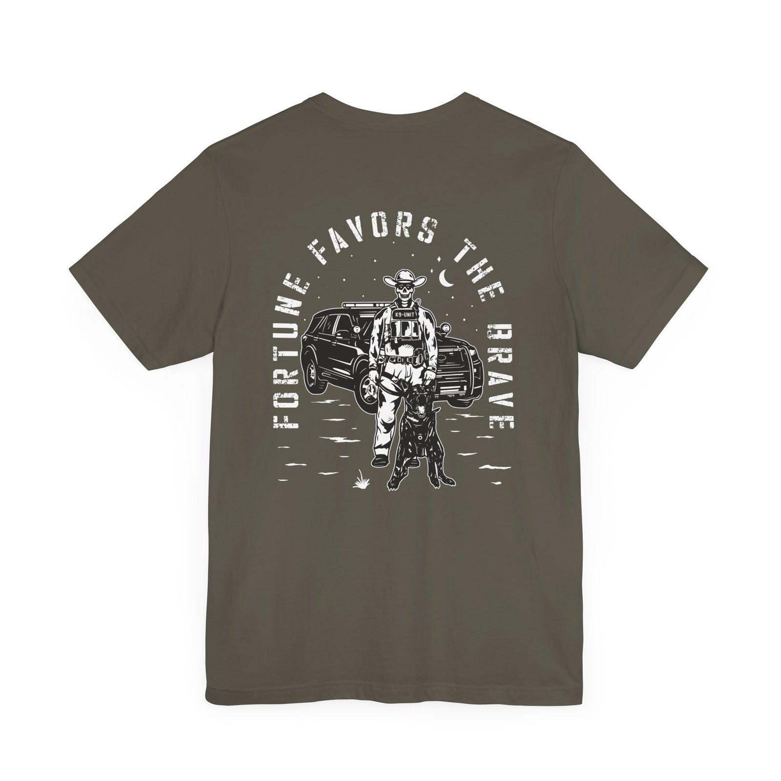 Fortune Favors the Brave Cowboy T-Shirt