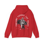 Fortune Favors the Brave Cowboy Heavy Blend™ Hooded Sweatshirt