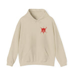K9 Heart Playing Card Hooded Sweatshirt