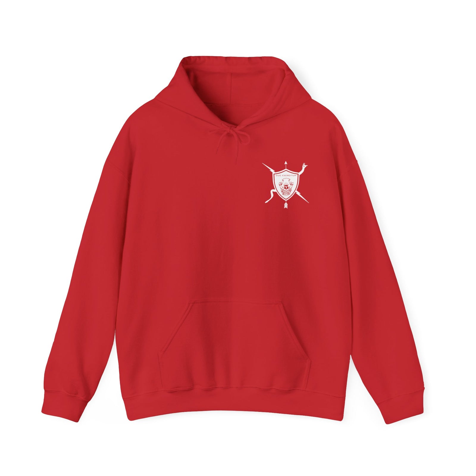 Fortune Favors the Brave Cowboy Heavy Blend™ Hooded Sweatshirt