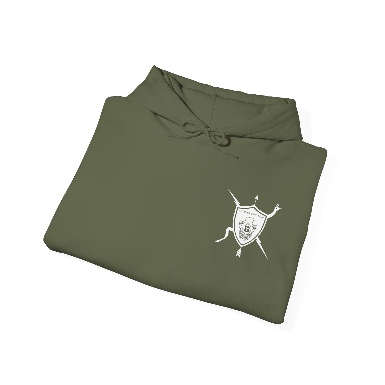 Fortune Favors the Brave Cowboy Heavy Blend™ Hooded Sweatshirt