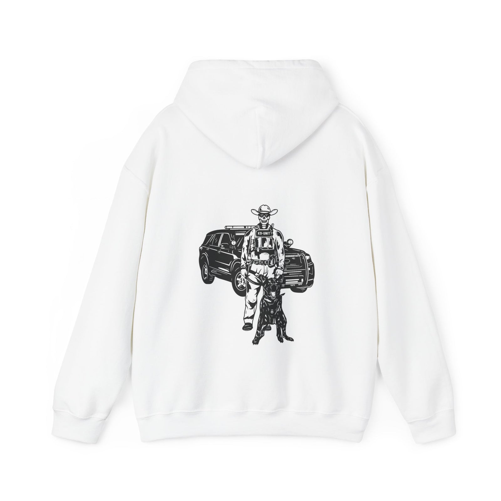Fortune Favors the Brave Cowboy Heavy Blend™ Hooded Sweatshirt