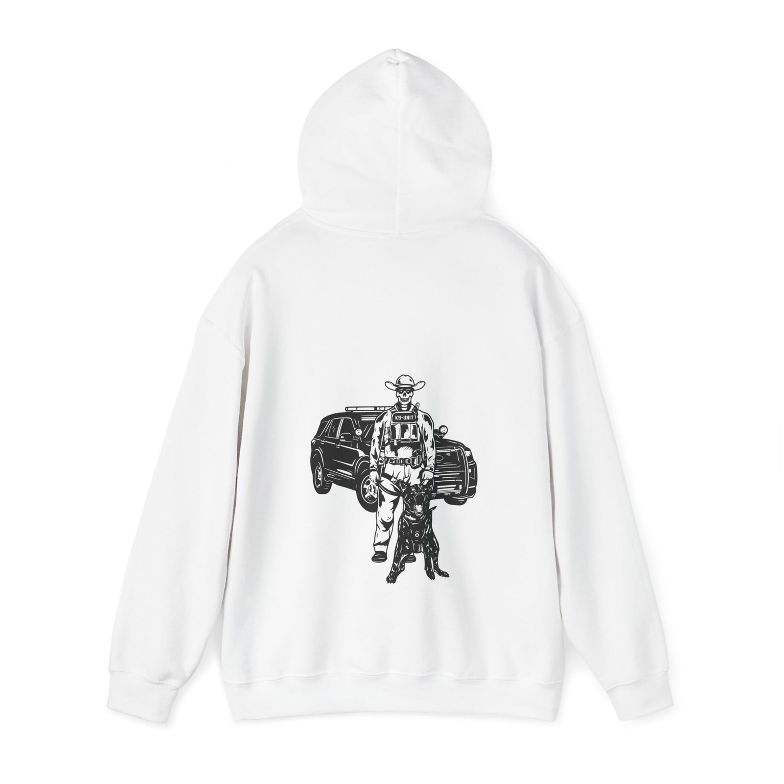 Fortune Favors the Brave Cowboy Heavy Blend™ Hooded Sweatshirt