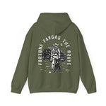 Fortune Favors the Brave Cowboy Heavy Blend™ Hooded Sweatshirt