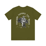 Fortune Favors the Brave Cowboy T-Shirt