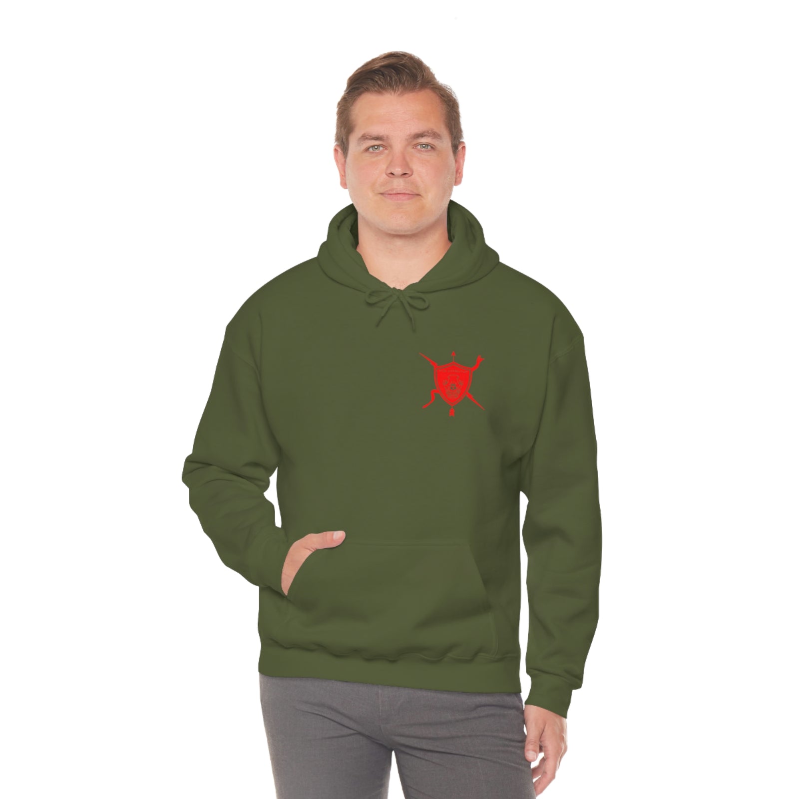 K9 Spade Playing Card Hooded Sweatshirt