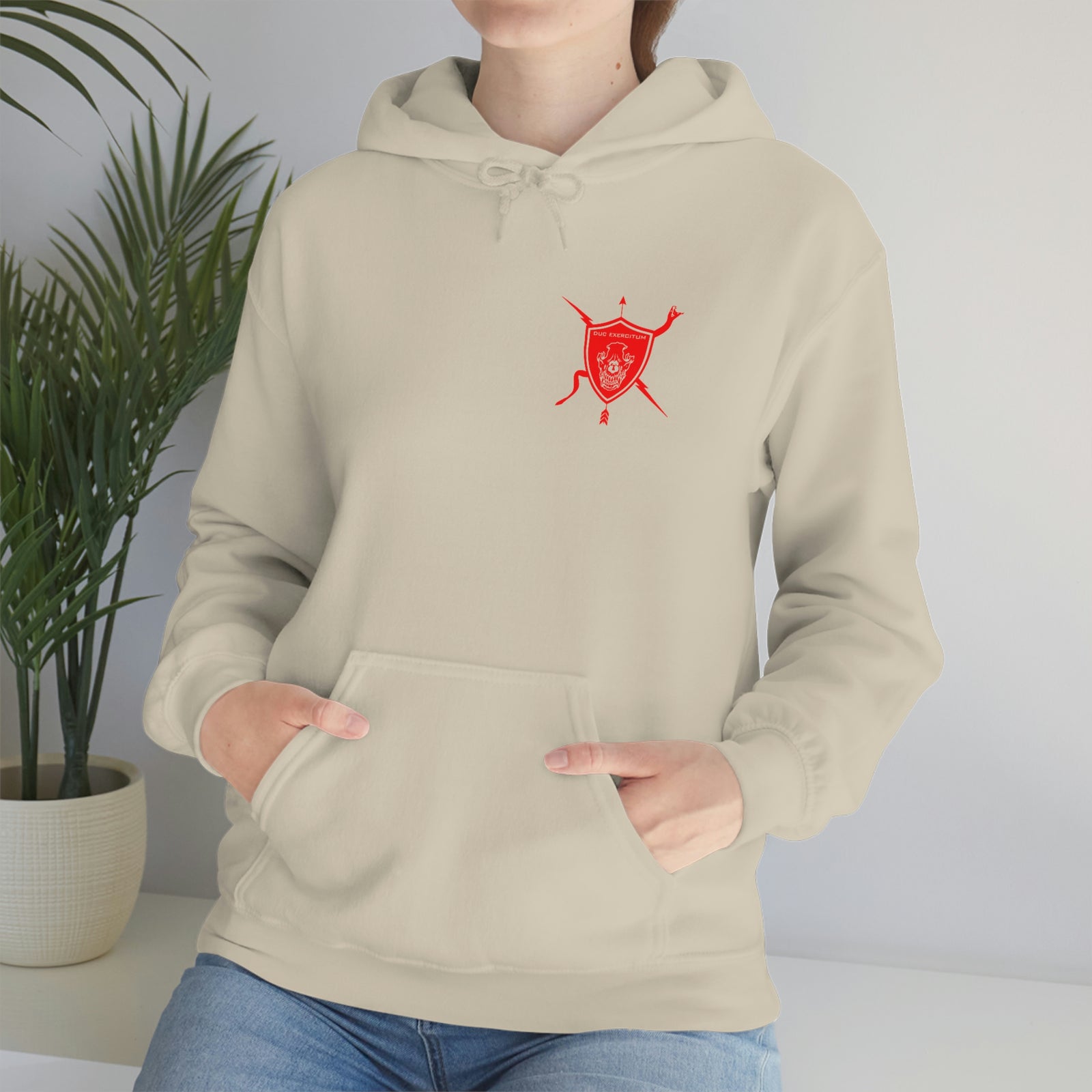 K9 Spade Playing Card Hooded Sweatshirt
