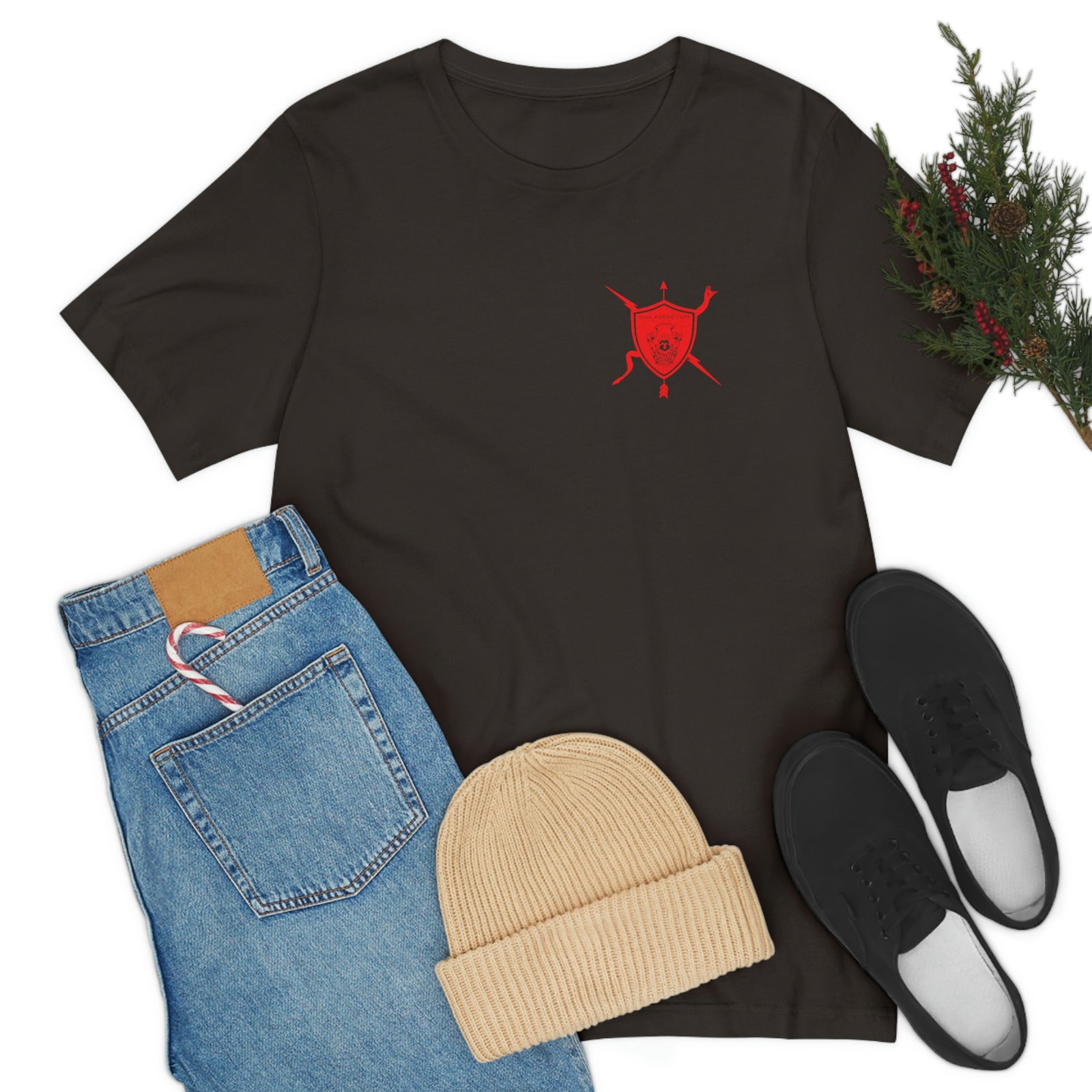 K9 Heart Playing Card T-Shirt