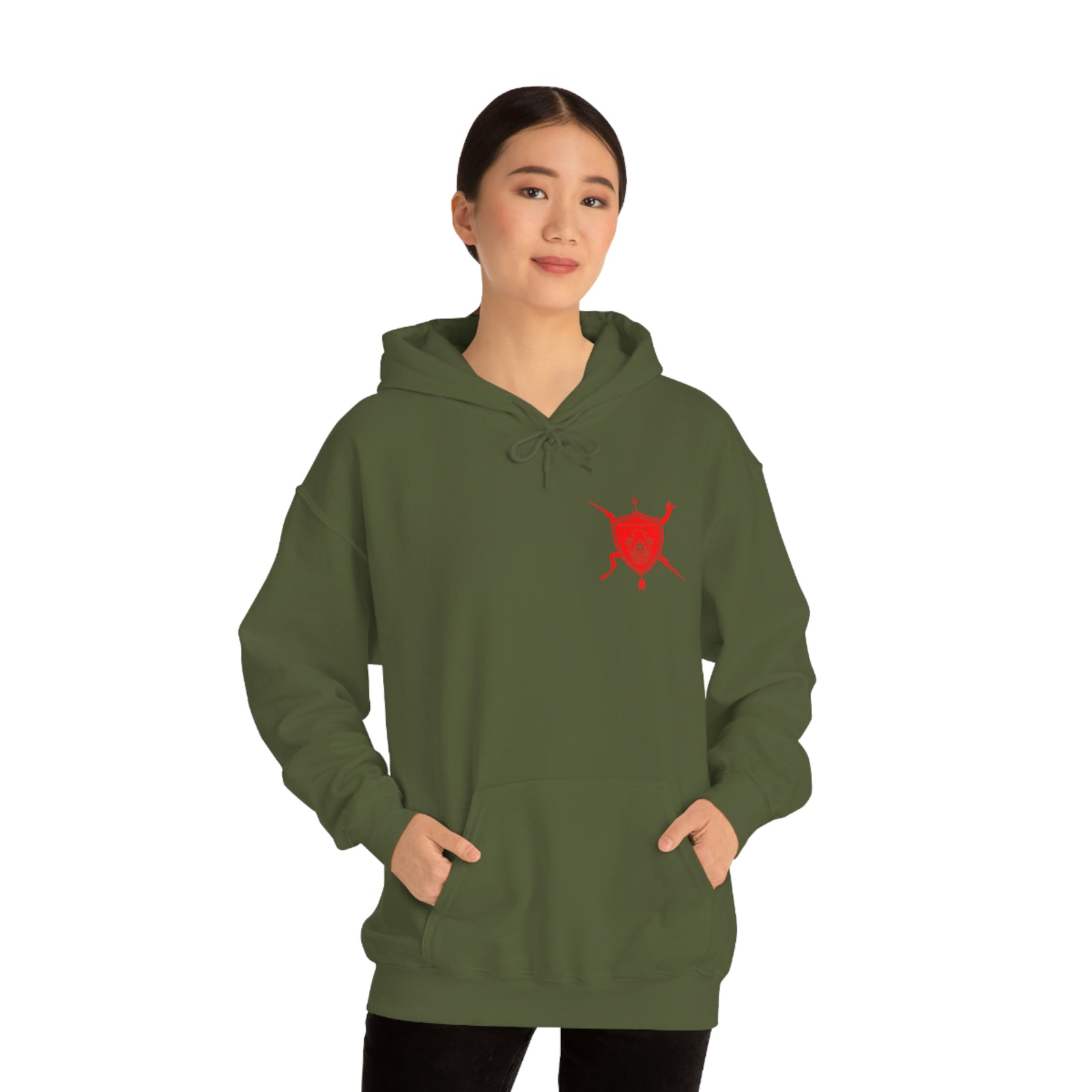 K9 Spade Playing Card Hooded Sweatshirt