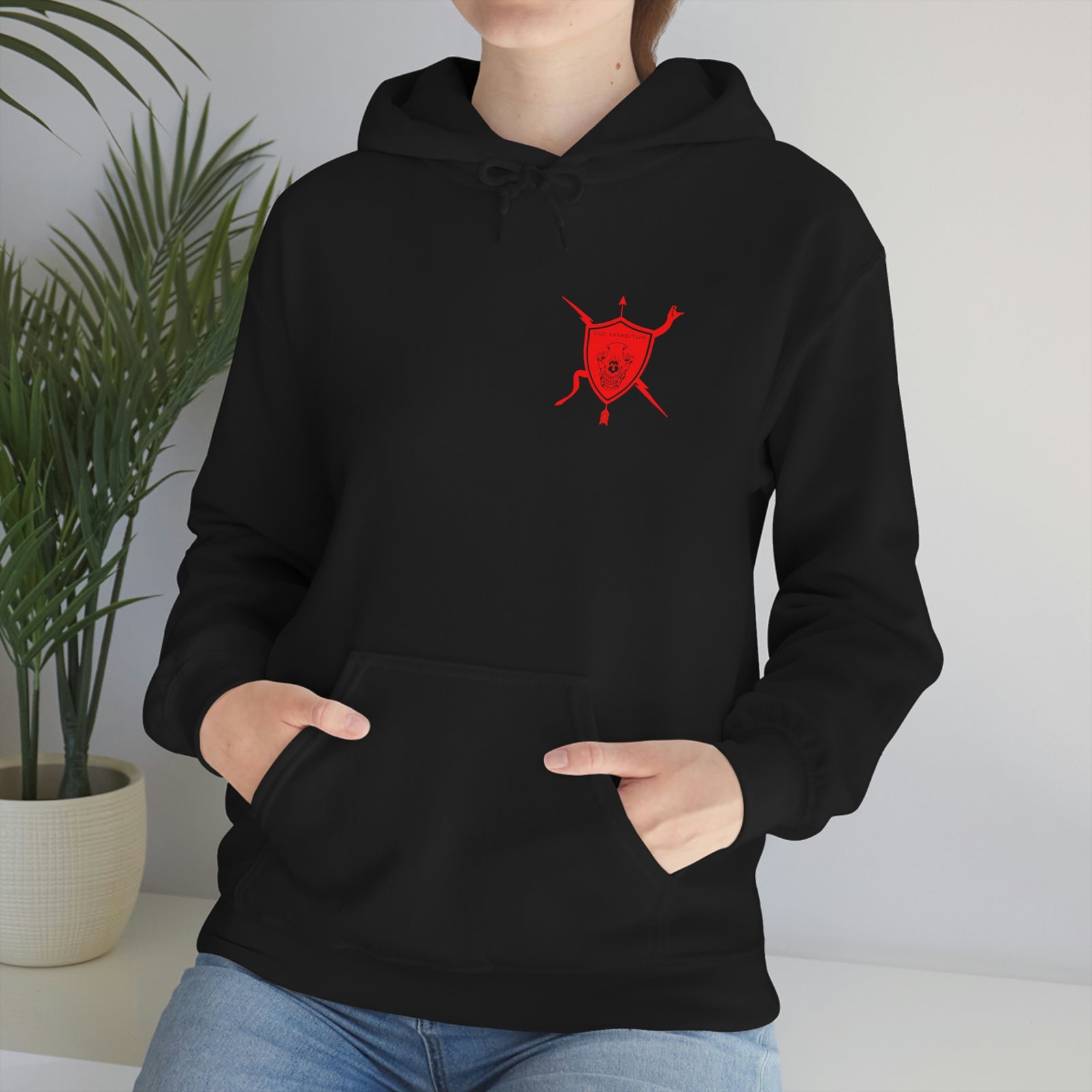 K9 Spade Playing Card Hooded Sweatshirt