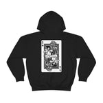 K9 Spade Playing Card Hooded Sweatshirt