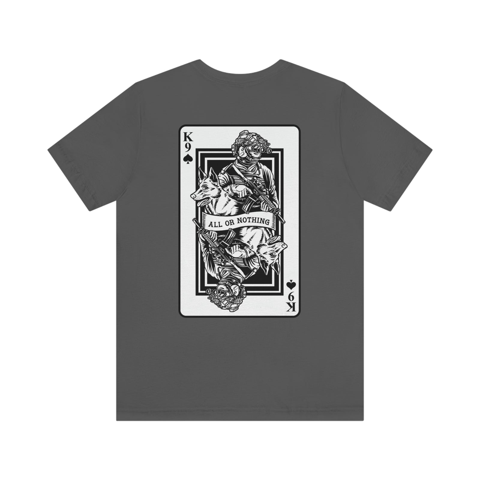 K9 Spade Playing Card T-Shirt