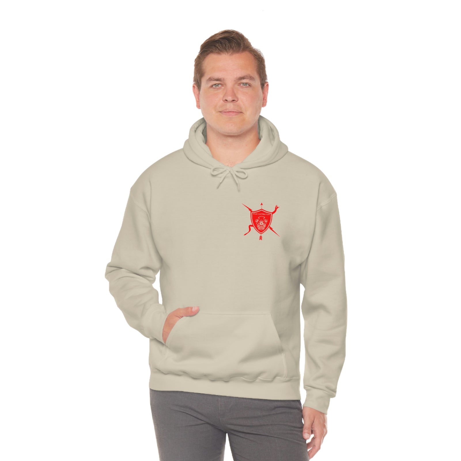 K9 Spade Playing Card Hooded Sweatshirt
