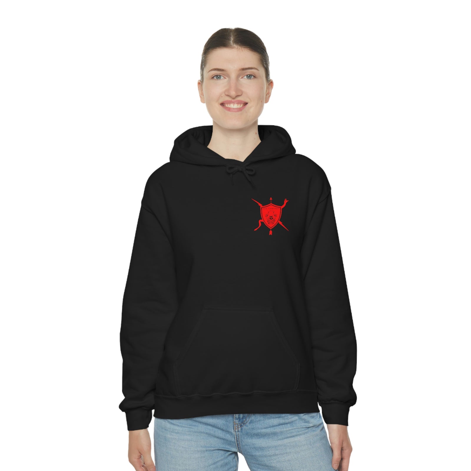 K9 Spade Playing Card Hooded Sweatshirt