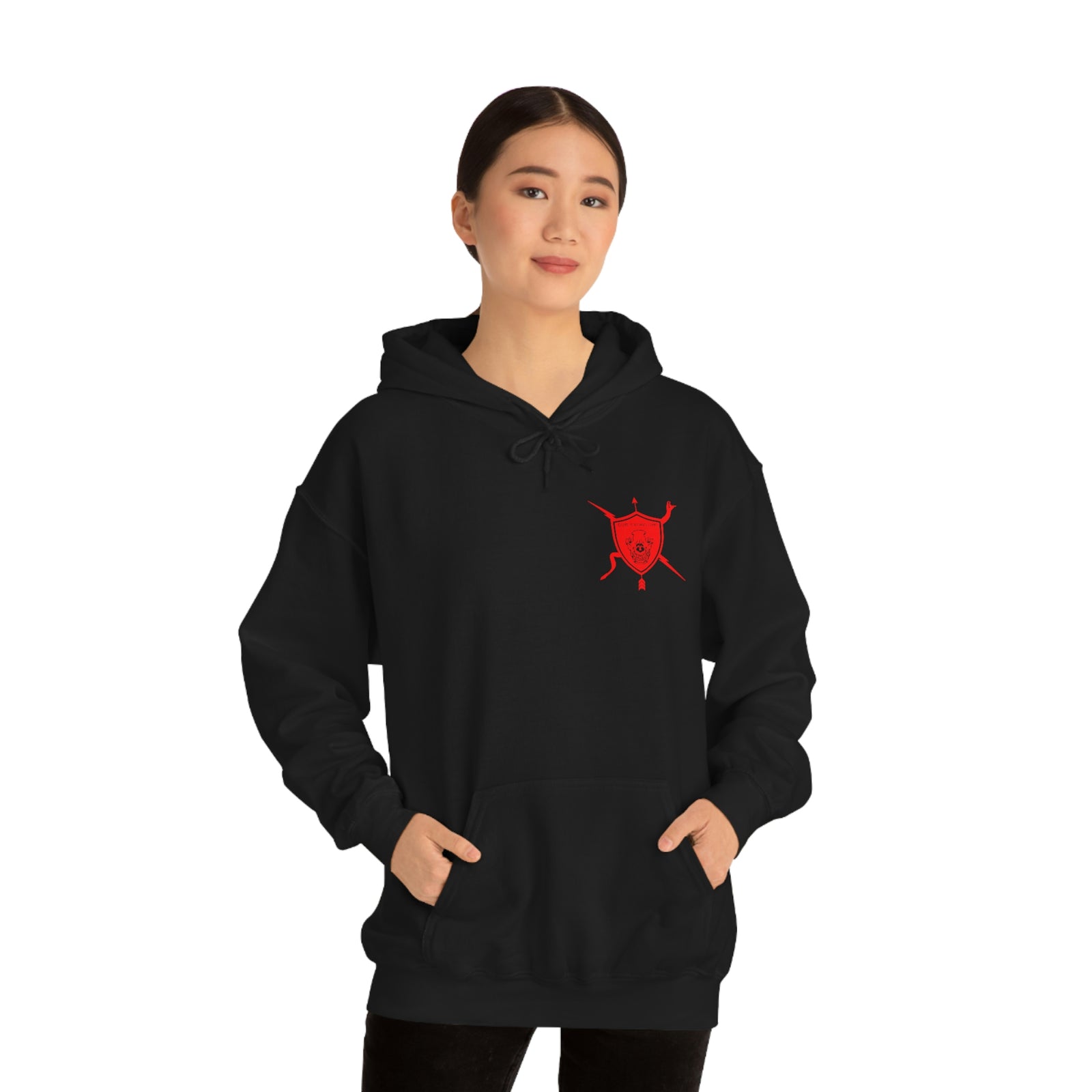 K9 Spade Playing Card Hooded Sweatshirt