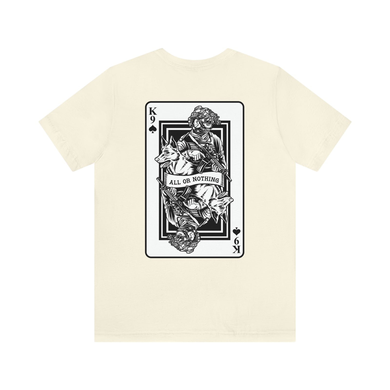 K9 Spade Playing Card T-Shirt