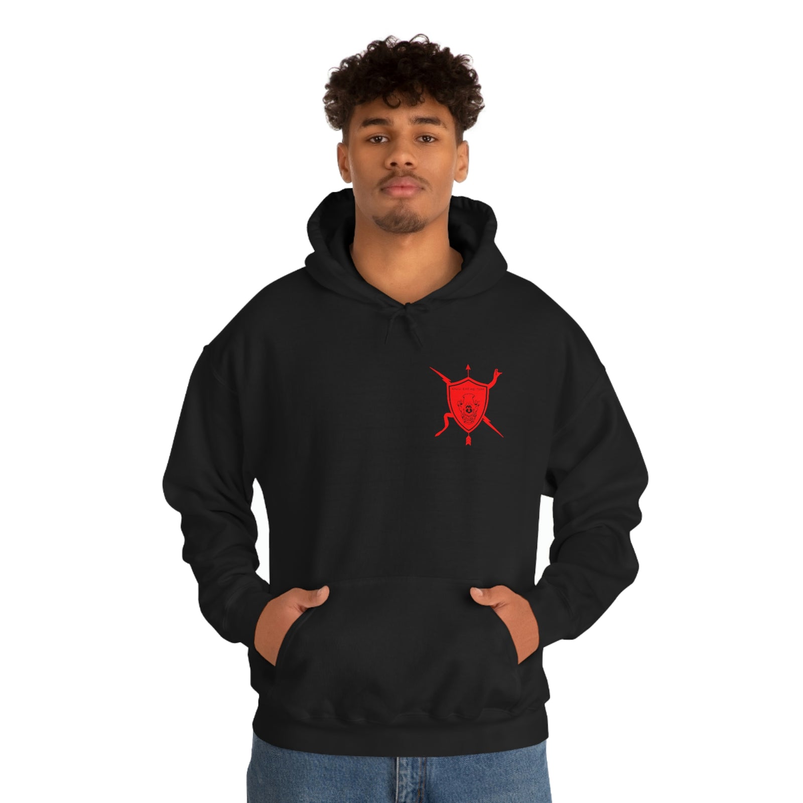 K9 Spade Playing Card Hooded Sweatshirt