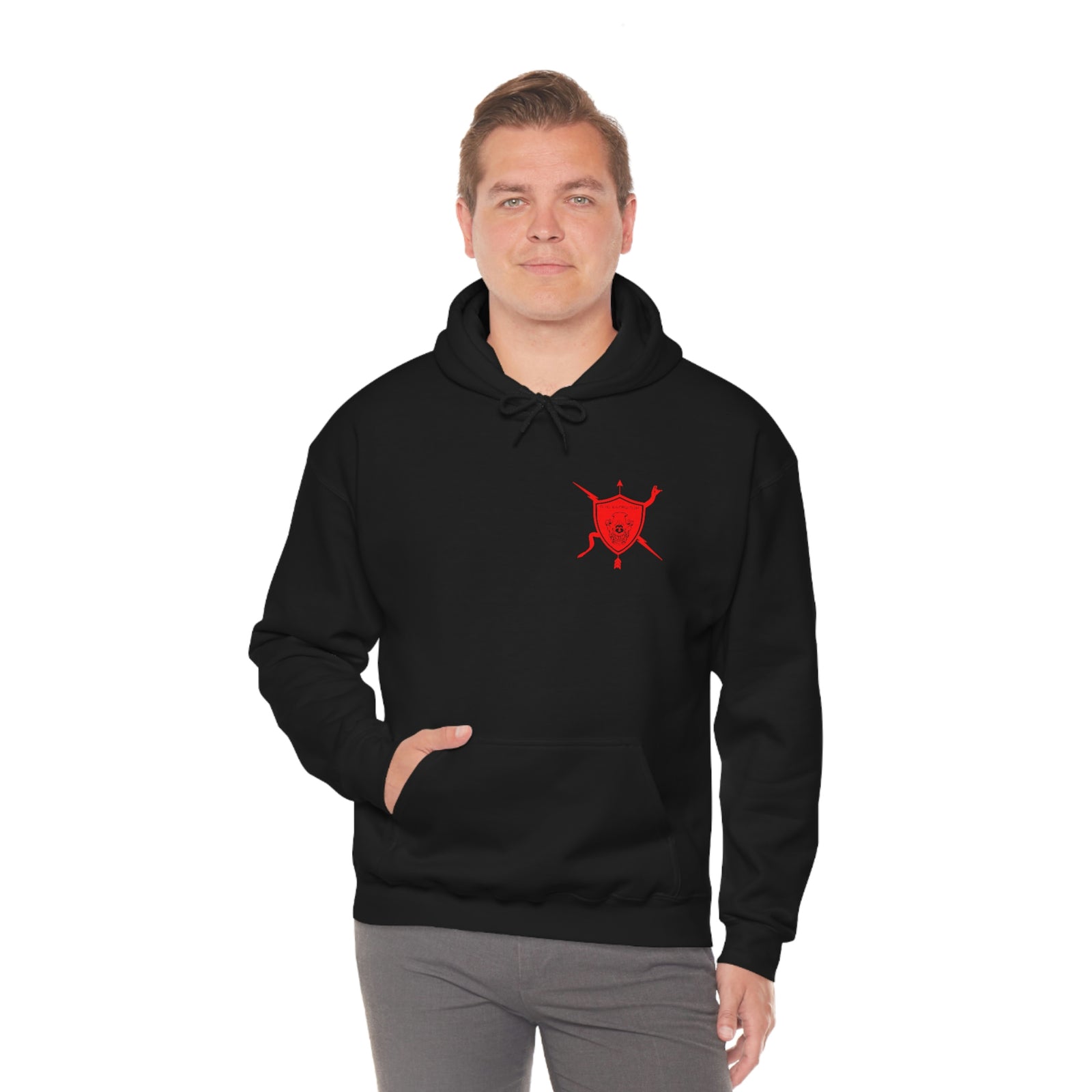 K9 Spade Playing Card Hooded Sweatshirt