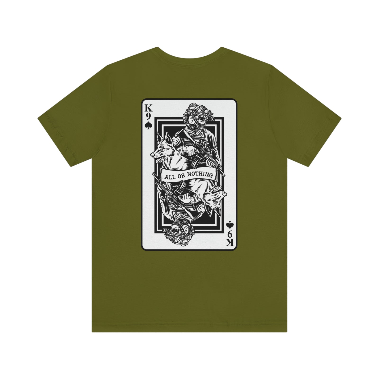 K9 Spade Playing Card T-Shirt