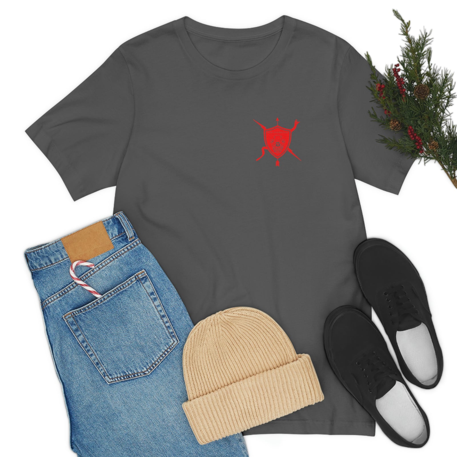 K9 Spade Playing Card T-Shirt
