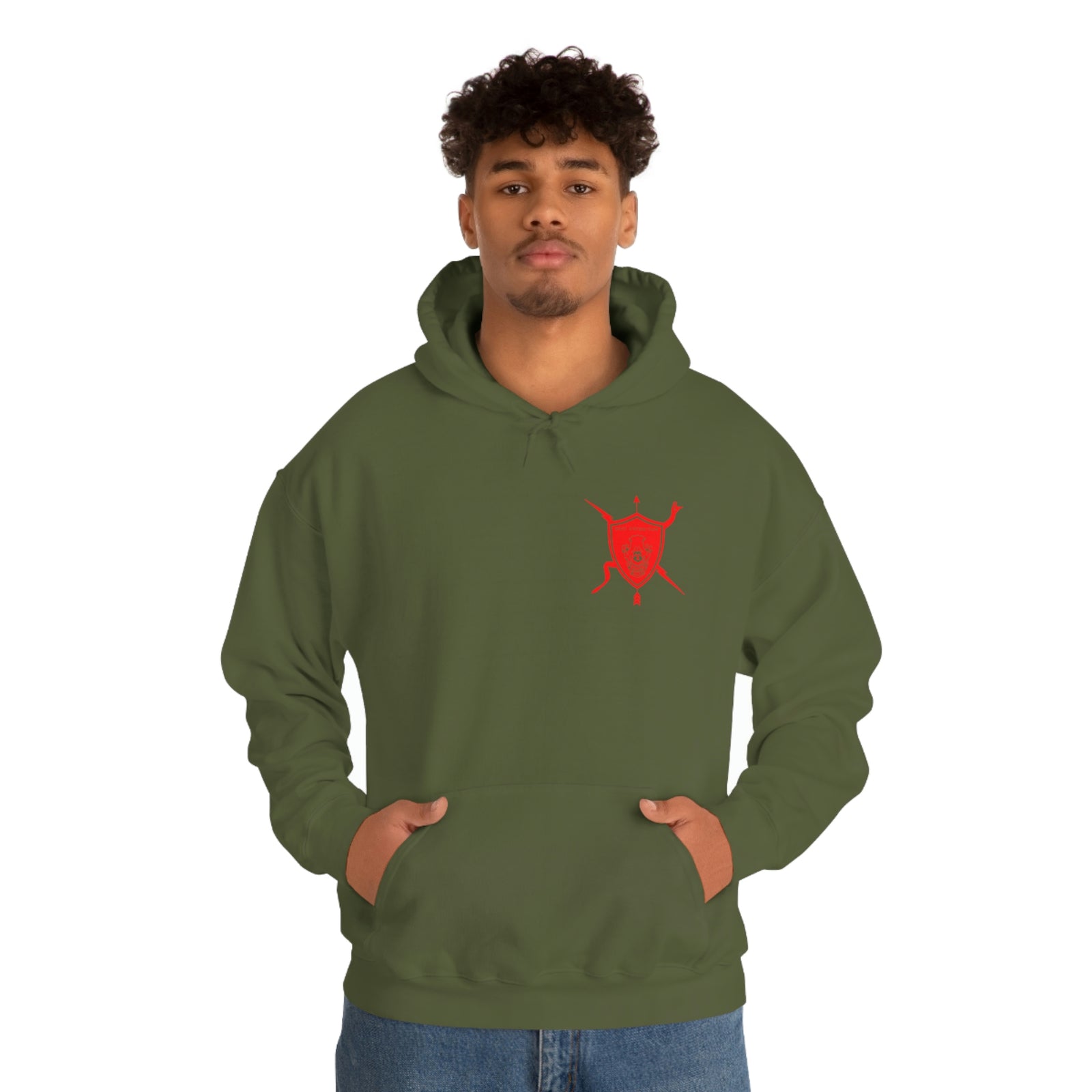K9 Spade Playing Card Hooded Sweatshirt