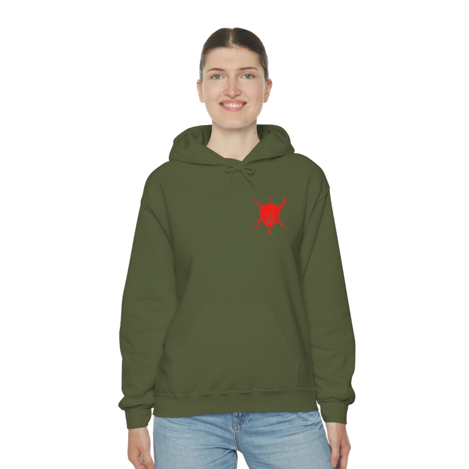 K9 Spade Playing Card Hooded Sweatshirt