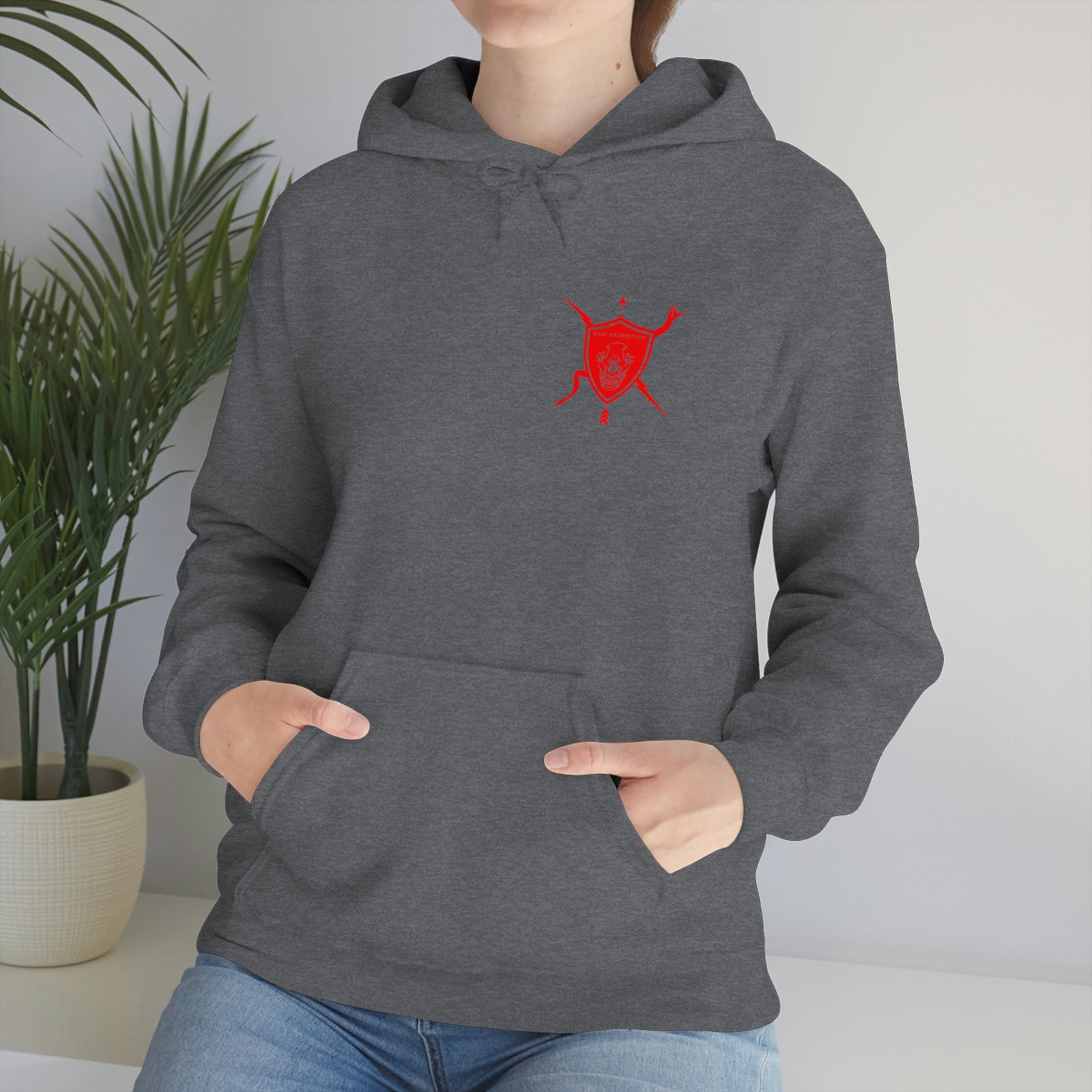 K9 Spade Playing Card Hooded Sweatshirt