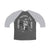 Fortune Favors the Brave Cowboy Tri-Blend 3\4 Raglan Tee