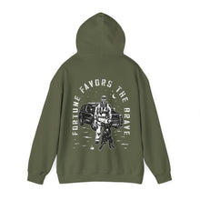 Load image into Gallery viewer, Fortune Favors the Brave Heavy Blend™ Hooded Sweatshirt
