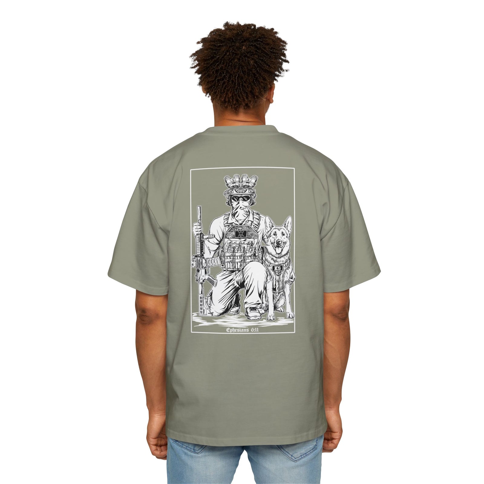 GSD Eph. 6:11 Oversized T-Shirt