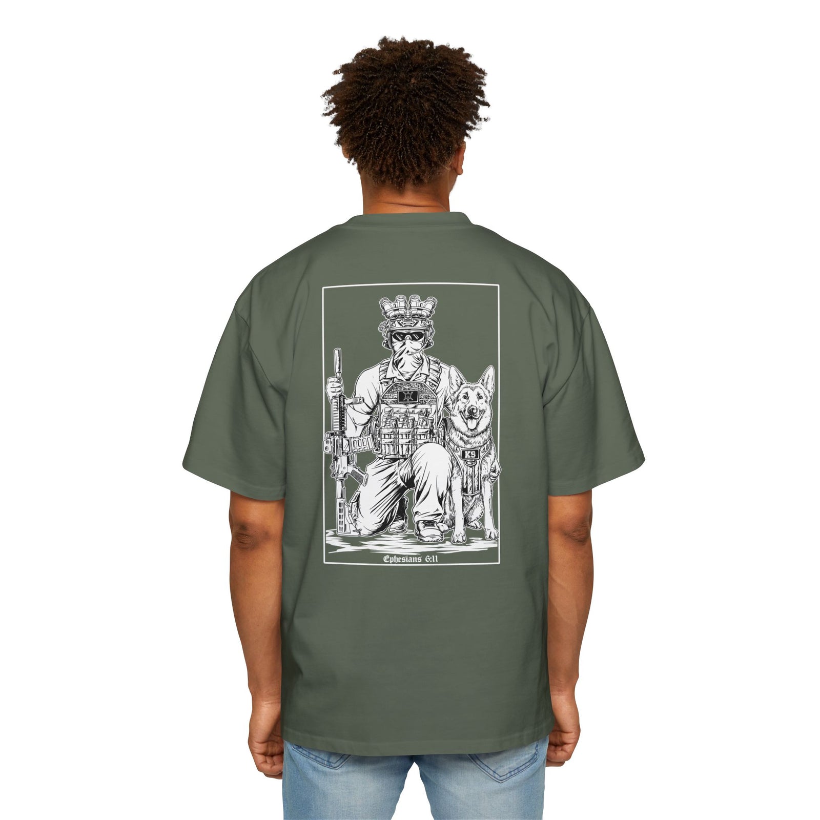 GSD Eph. 6:11 Oversized T-Shirt
