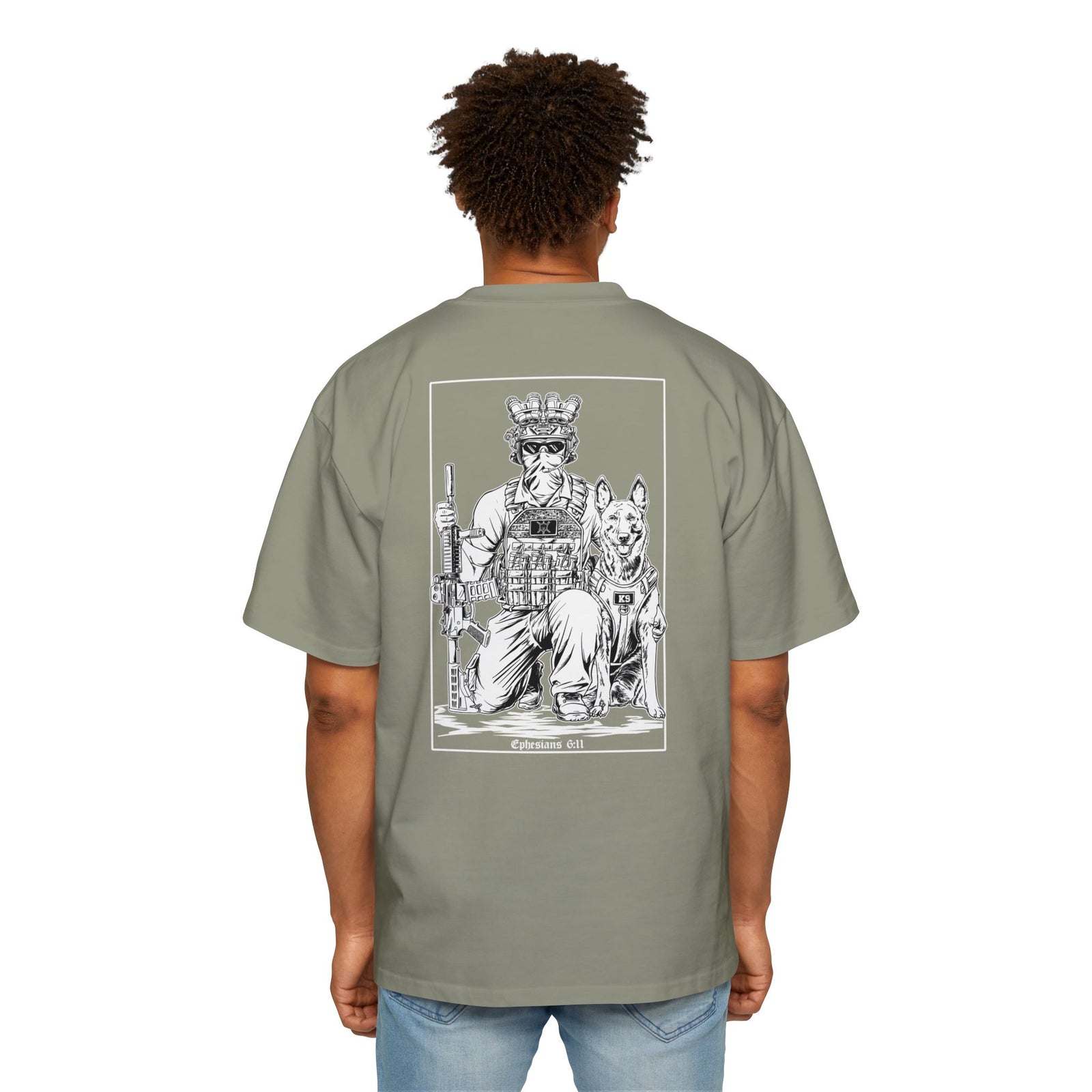 Dutch Eph. 6:11 Oversized T-Shirt