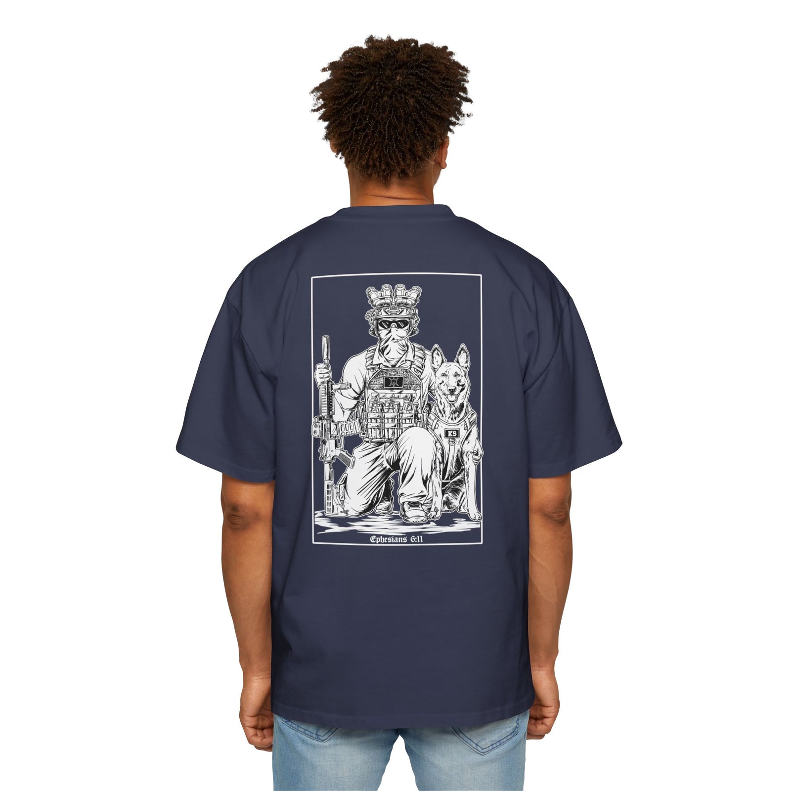Dutch Eph. 6:11 Oversized T-Shirt
