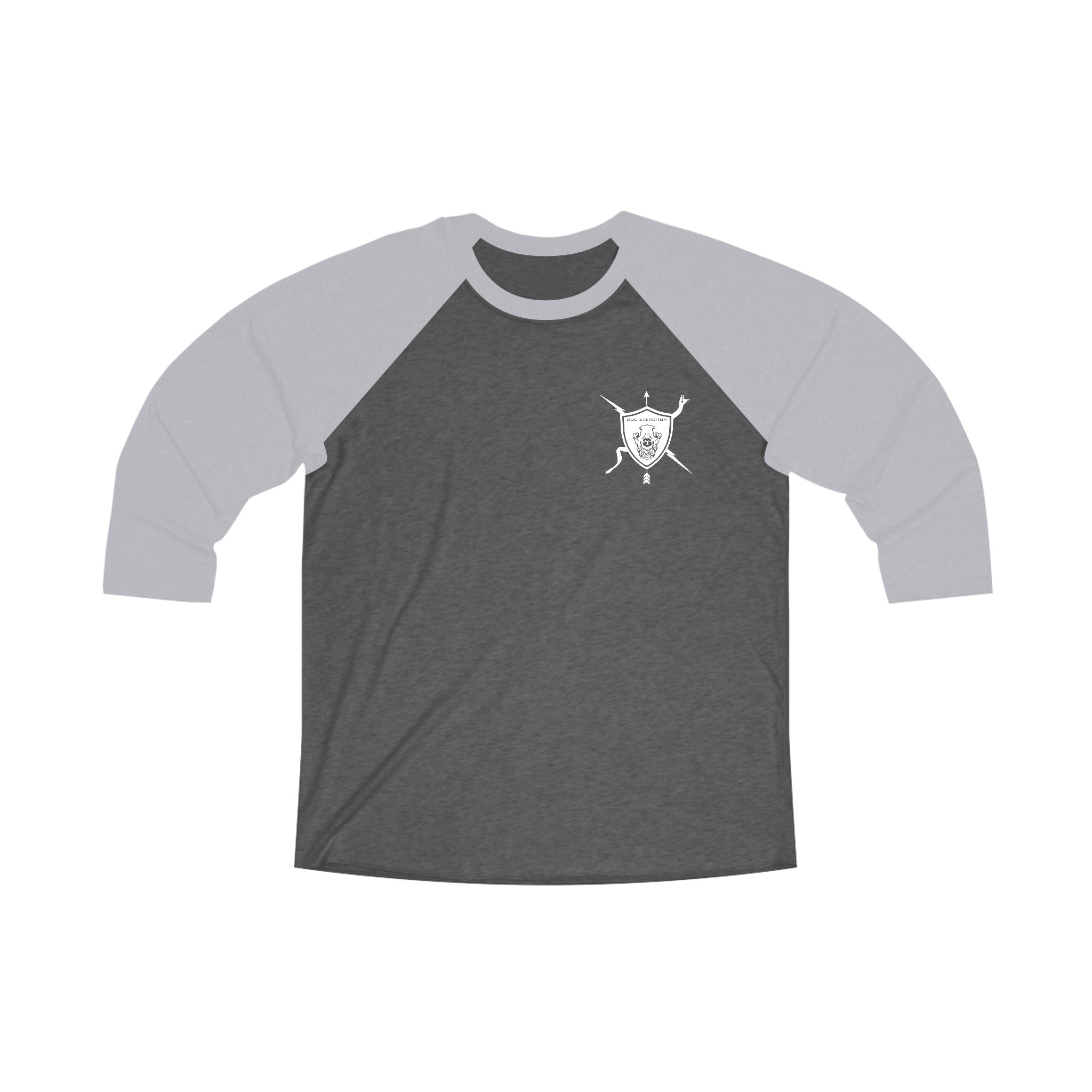 Fortune Favors the Brave Cowboy Tri-Blend 3\4 Raglan Tee