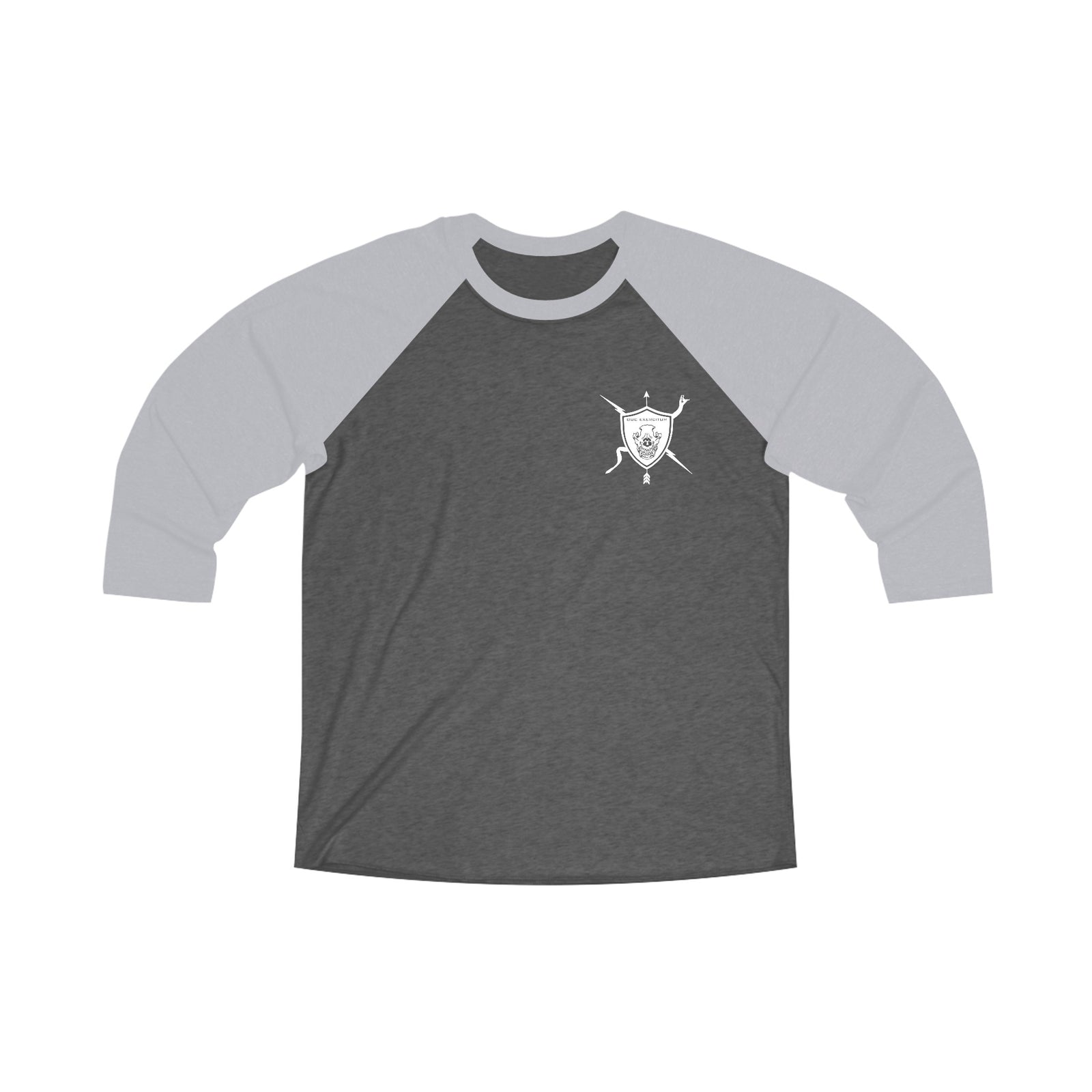 Fortune Favors the Brave Cowboy Tri-Blend 3\4 Raglan Tee