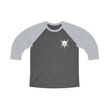 Load image into Gallery viewer, Fortune Favors the Brave Cowboy Tri-Blend 3\4 Raglan Tee
