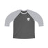Fortune Favors the Brave Cowboy Tri-Blend 3\4 Raglan Tee