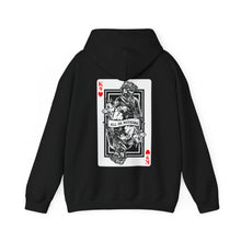 Load image into Gallery viewer, K9 Heart Playing Card Hooded Sweatshirt
