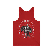 Load image into Gallery viewer, Fortune Favors the Brave Jersey Tank
