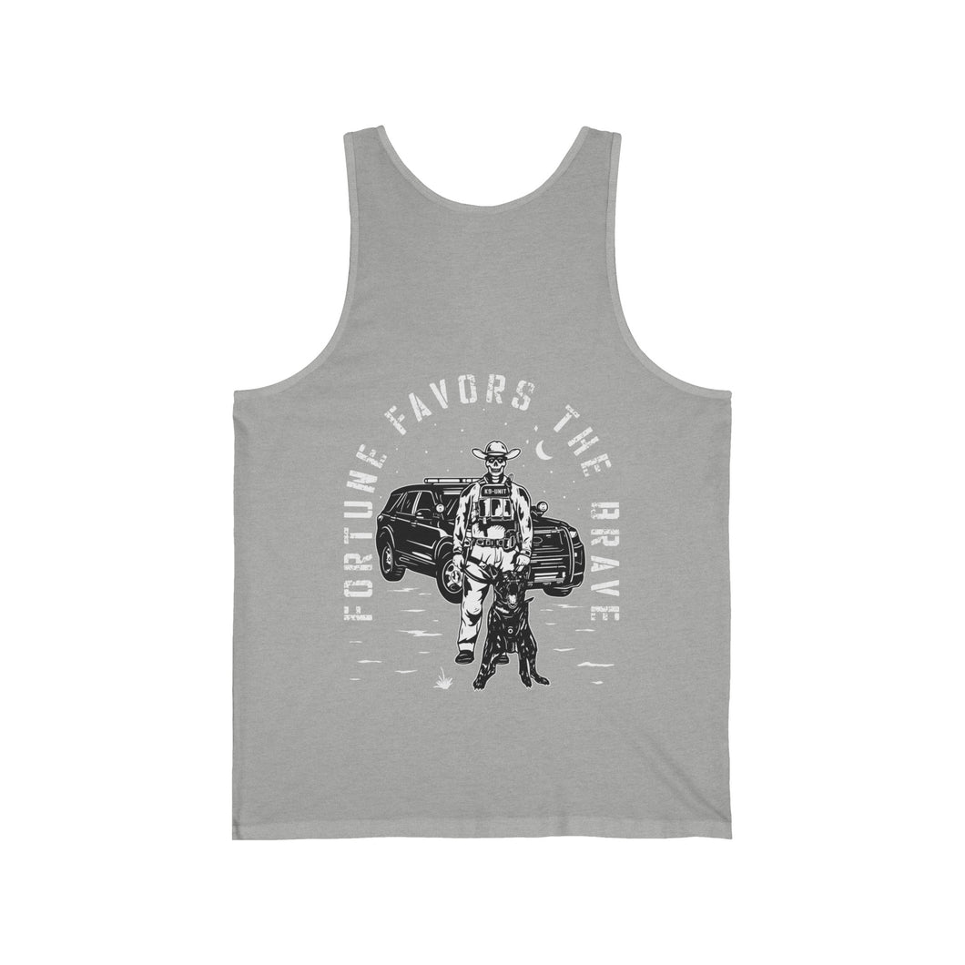 Fortune Favors the Brave Cowboy Jersey Tank