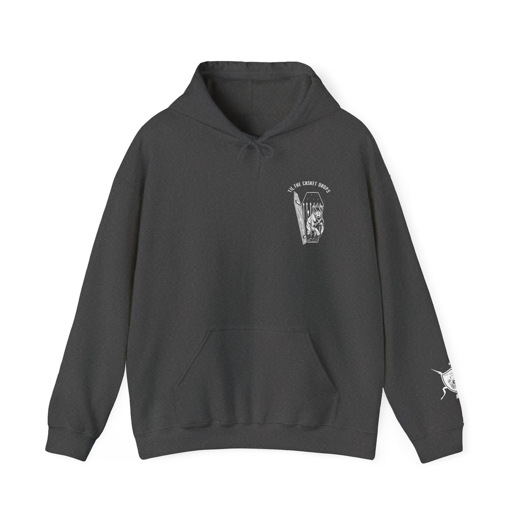 Til the Casket Drops Heavy Blend™ Hooded Sweatshirt