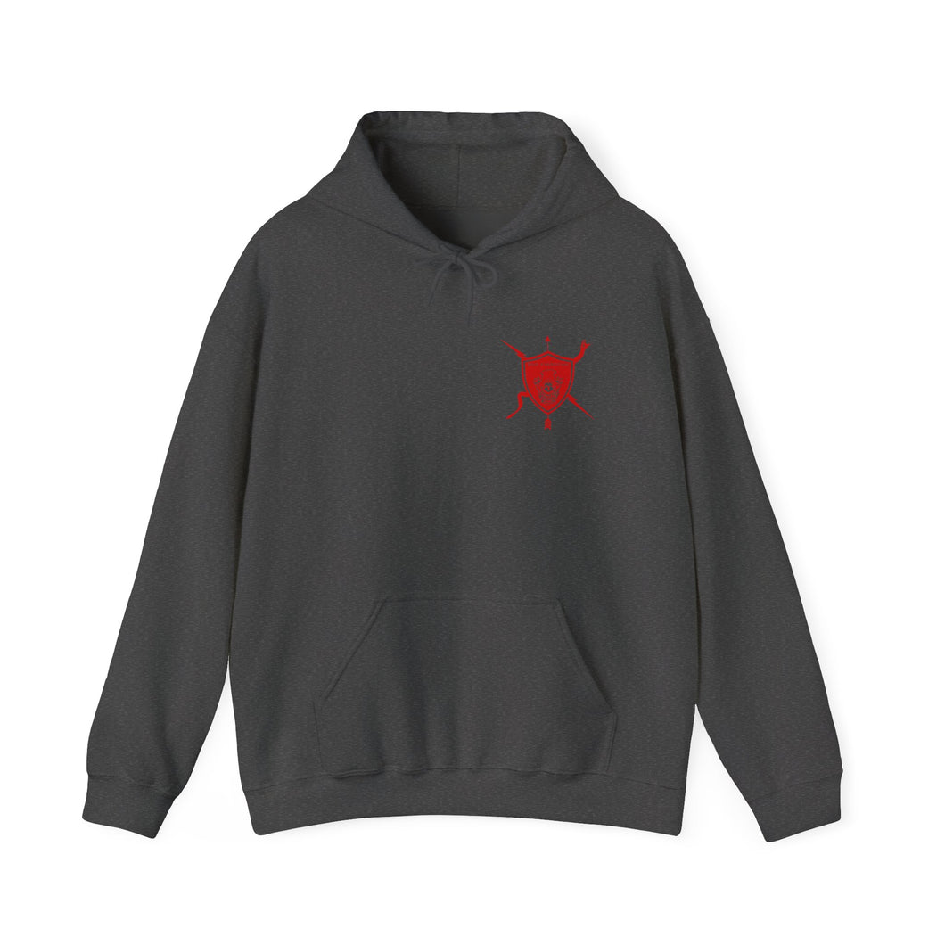 K9 Heart Playing Card Hooded Sweatshirt
