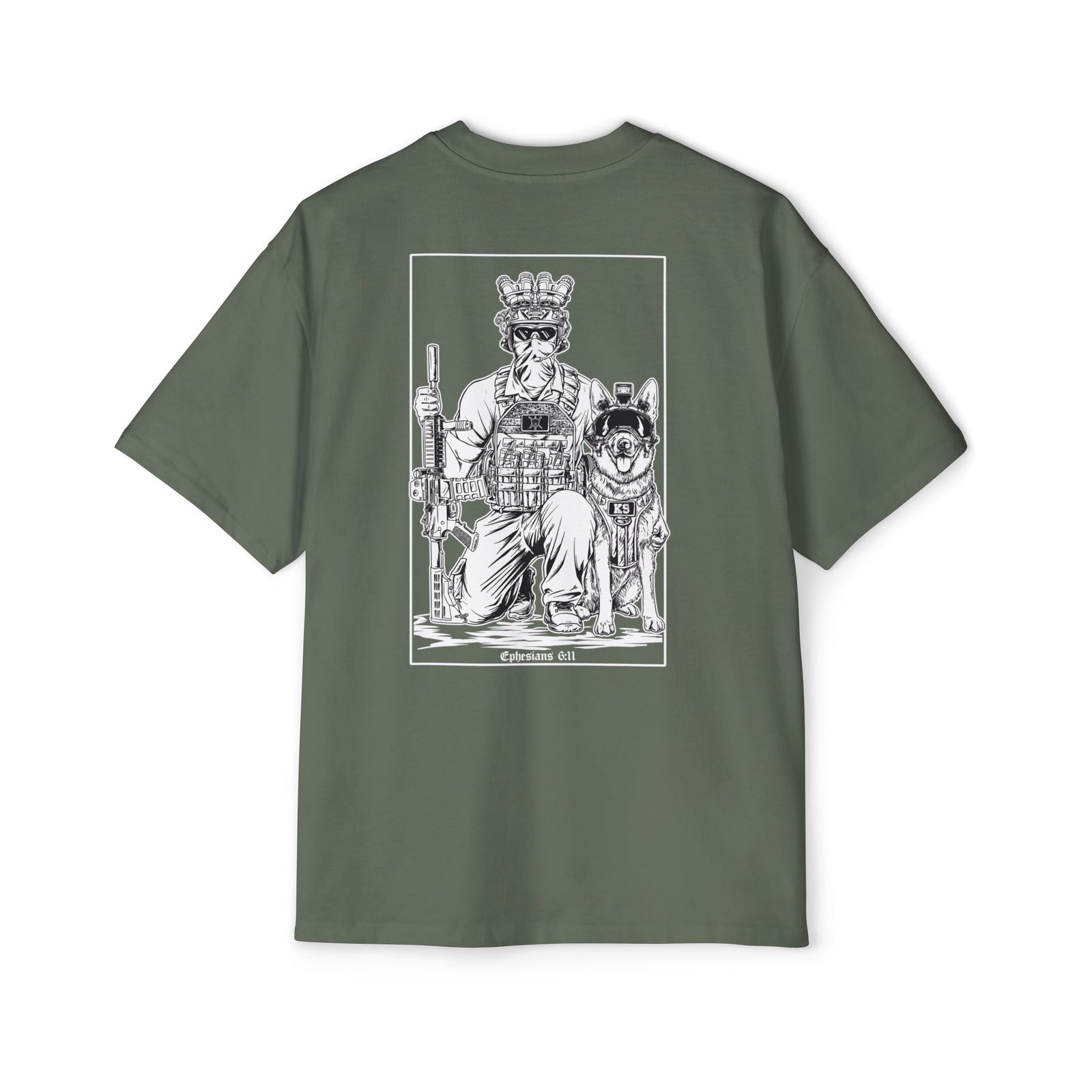 DS GSD Eph. 6:11 Oversized T-Shirt