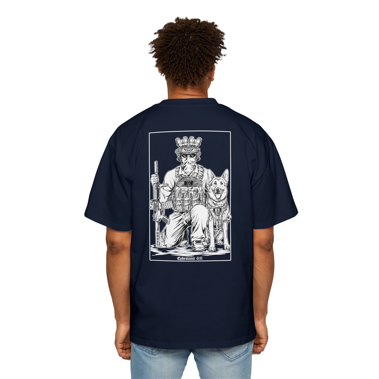 GSD Eph. 6:11 Oversized T-Shirt