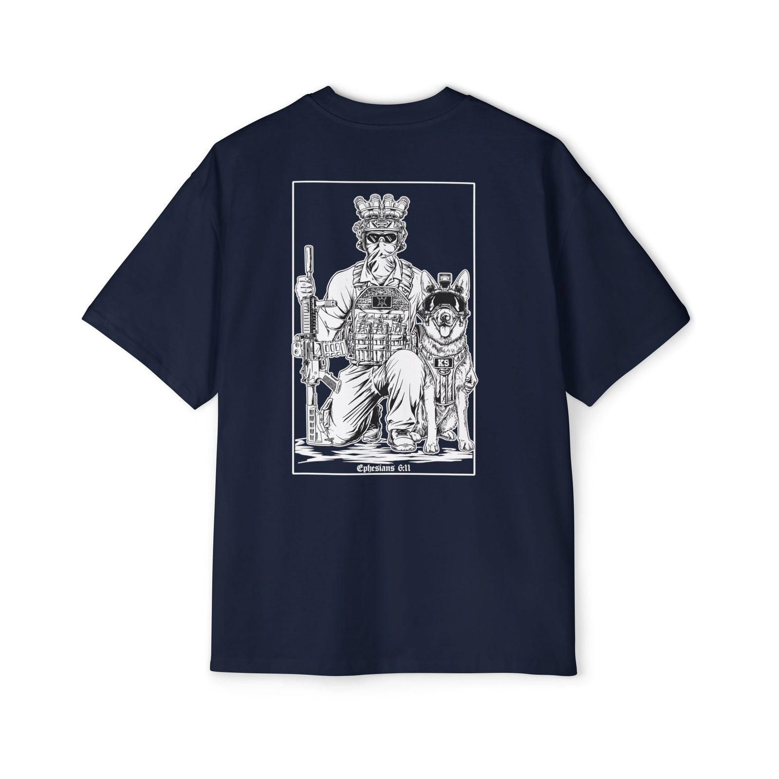 DS GSD Eph. 6:11 Oversized T-Shirt