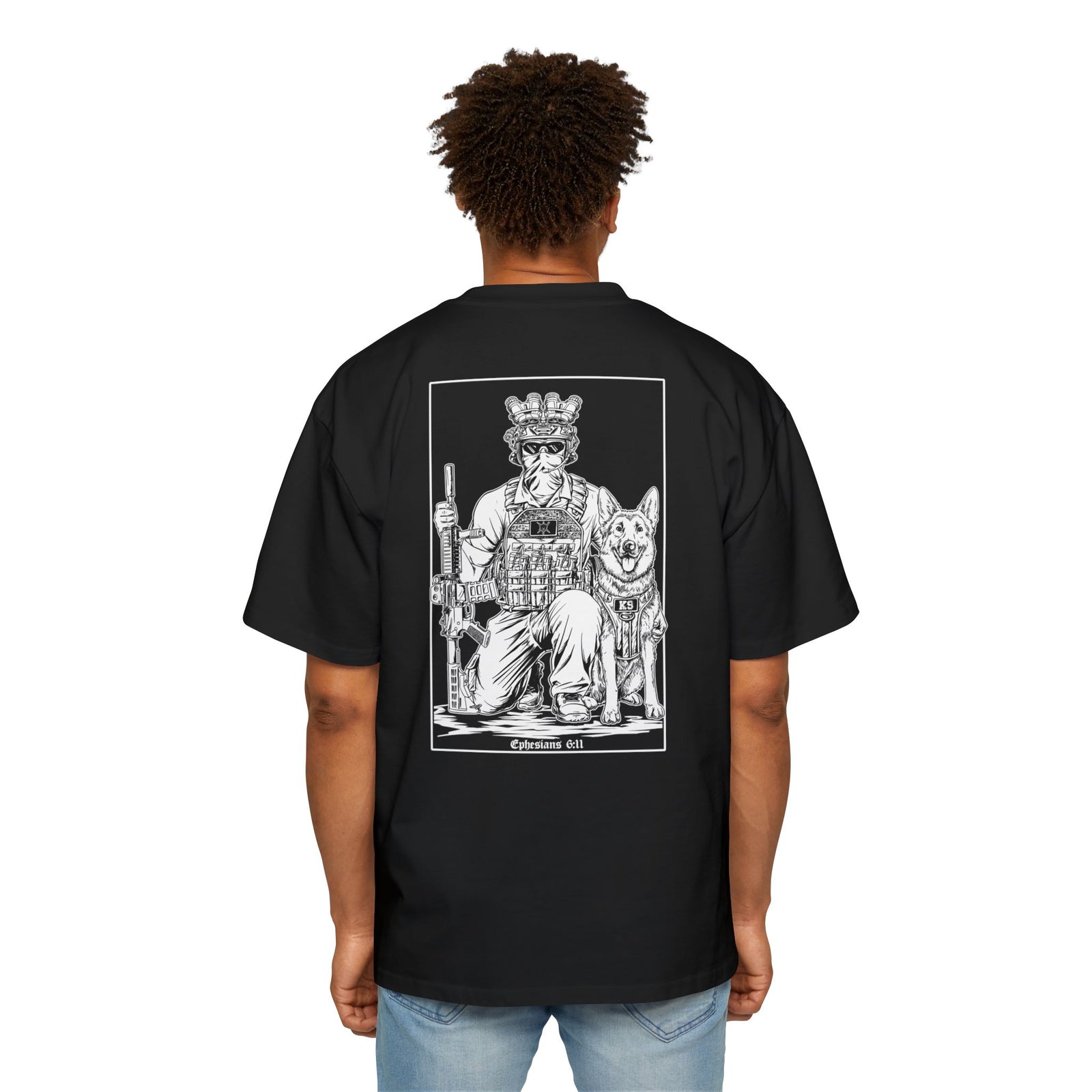 GSD Eph. 6:11 Oversized T-Shirt