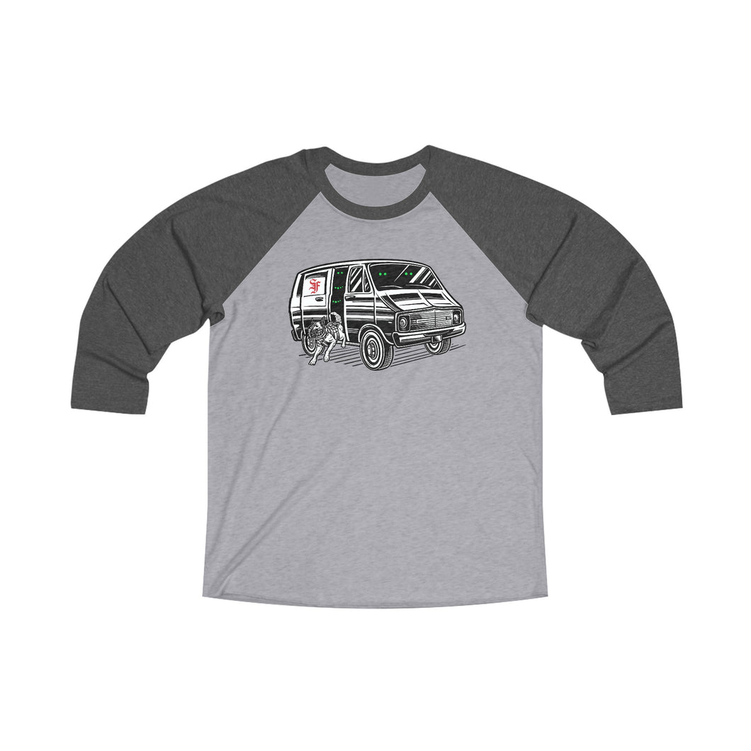 SF/DE FAFO Tri-Blend 3\4 Raglan Tee