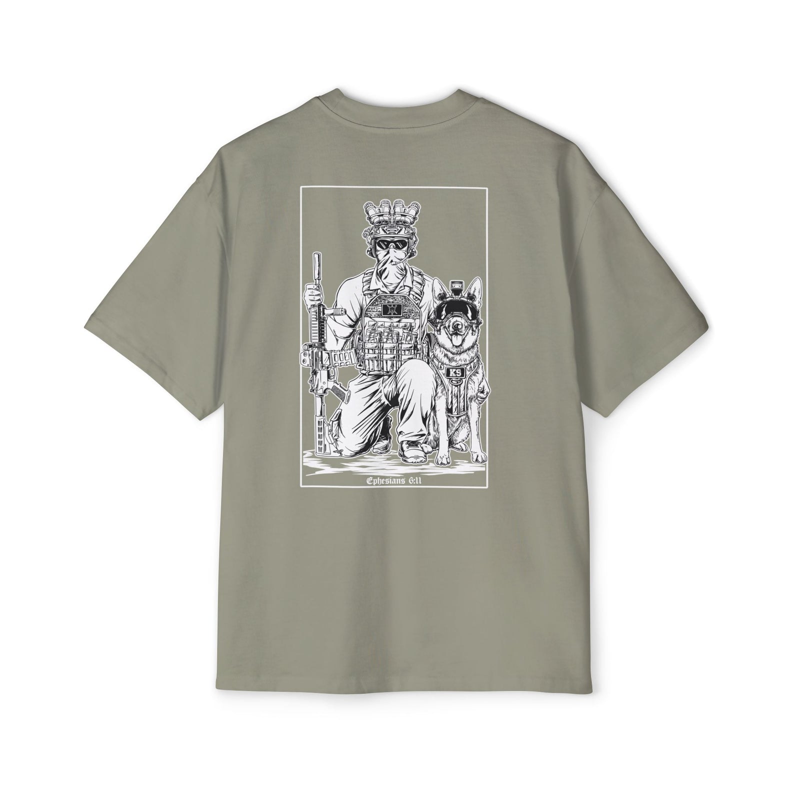 DS GSD Eph. 6:11 Oversized T-Shirt