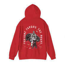 Load image into Gallery viewer, Fortune Favors the Brave Heavy Blend™ Hooded Sweatshirt
